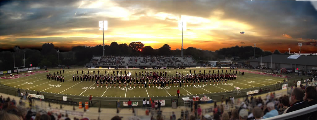 Gadsden City High School Band on the Field