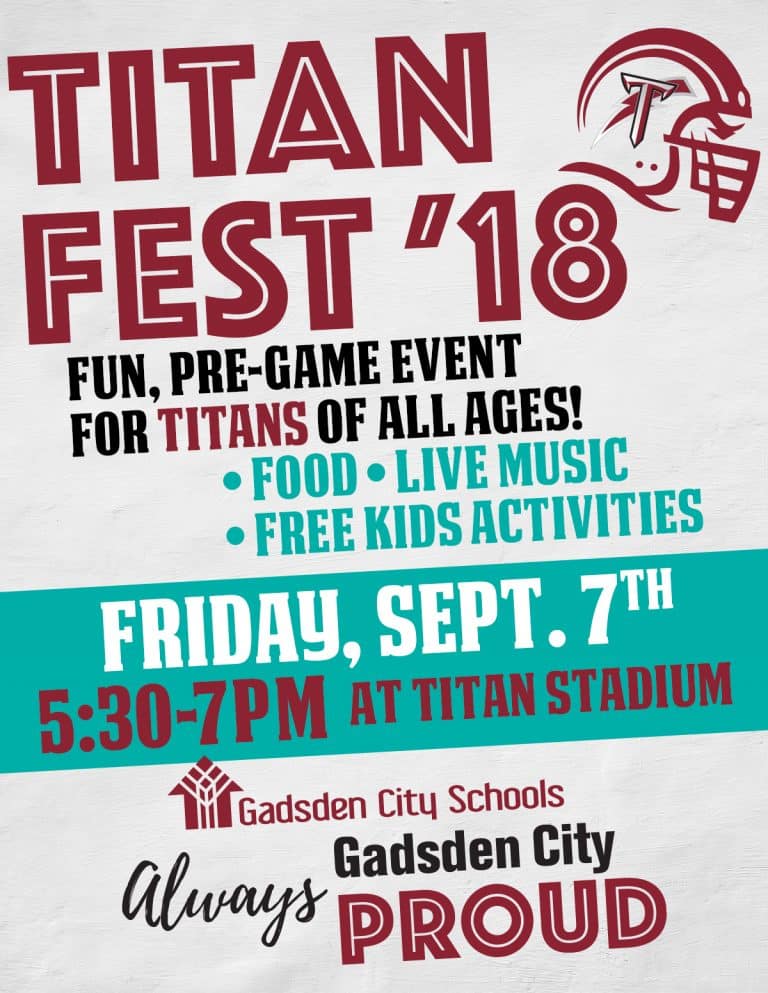 TitanFest 2018 Flyer Notice