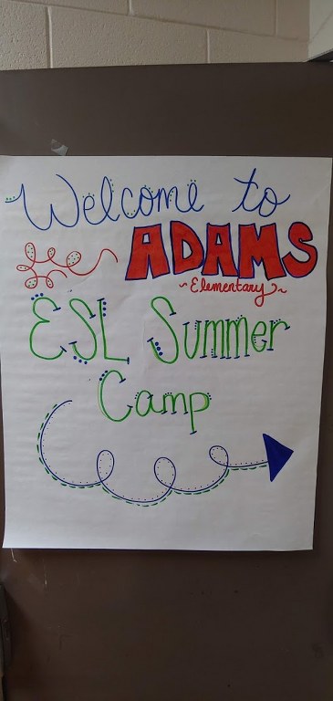 Adams ESL Summer Camp Welcome