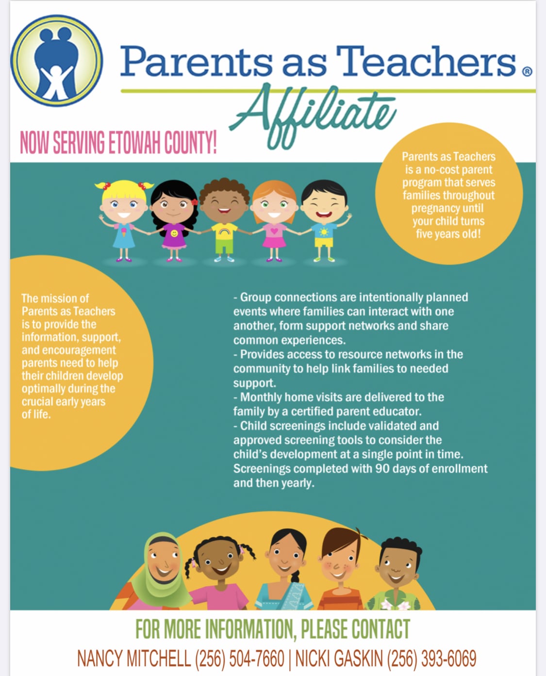 Parents as Teacher Affiliate Flyer