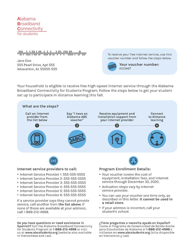 ABC Sample Letter Page 1