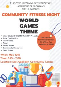 Community Fitness Night Flyer