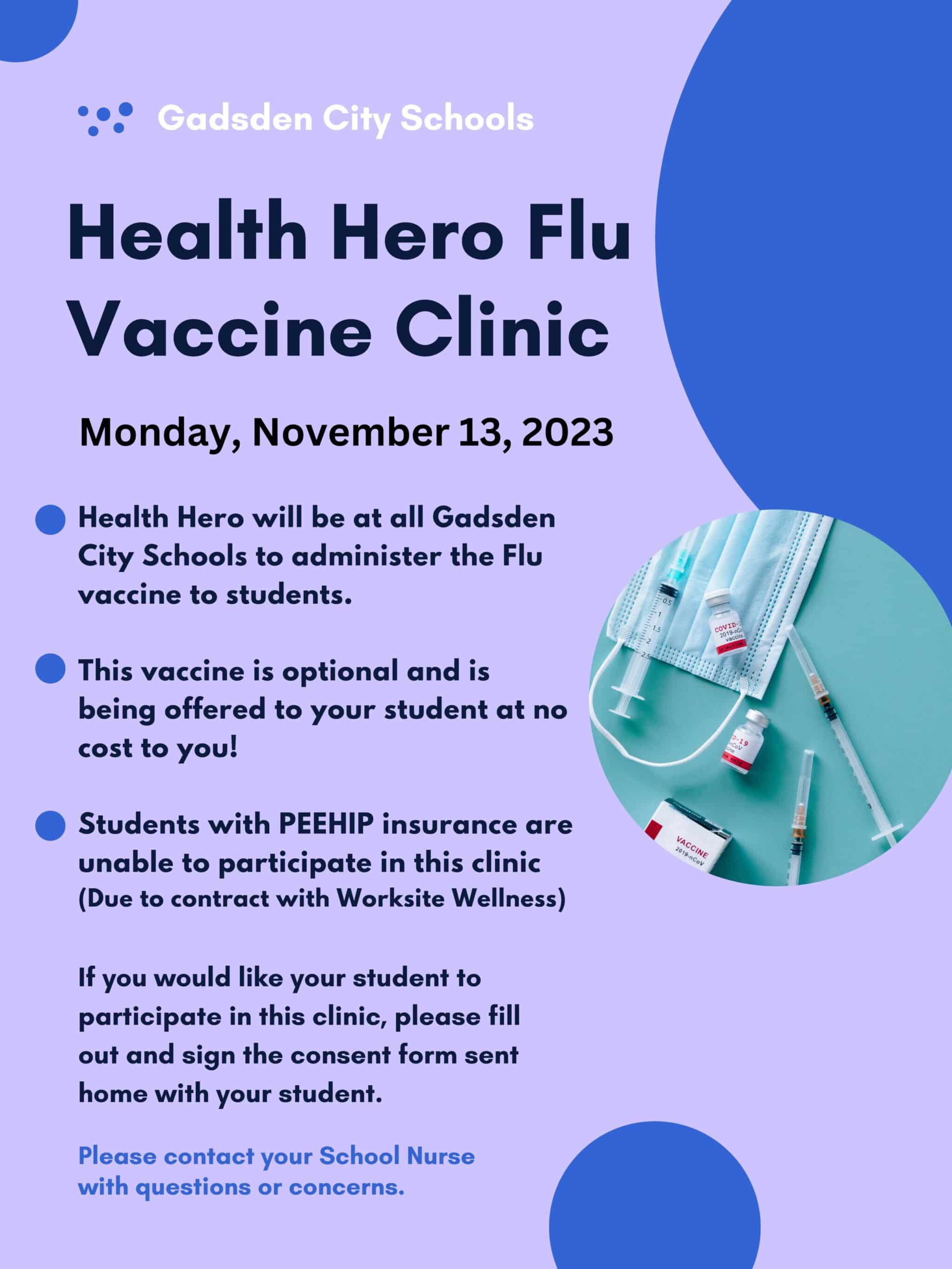 Flu Shot Flyer 2023