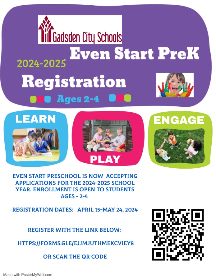 Even Start Registration Flyer