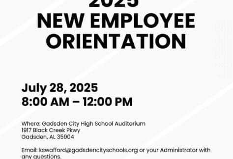 New Employee Orientation Flyer 2025 Corrected