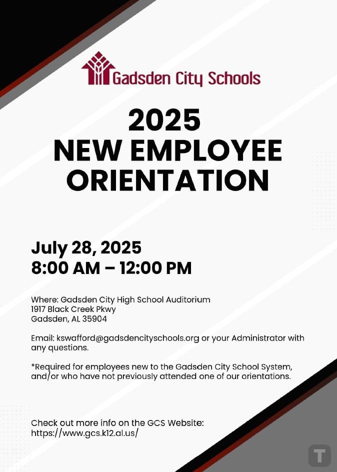 New Employee Orientation Flyer 2025 Corrected