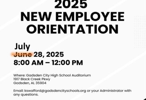 New Employee Orientation Flyer Corrected