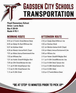 Bus Route Floyd